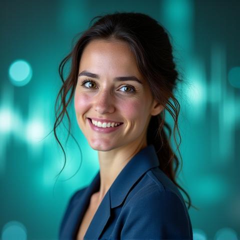 Portrait of Dr. Elara Vance, a specialist in environmental soundscapes and architectural acoustics.