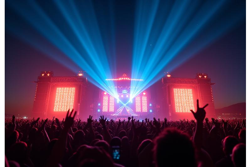 Crowd at The Oasis Festival main stage