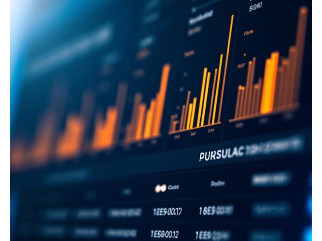 Dashboard displaying efficiency metrics and cost savings with upward trend graphs