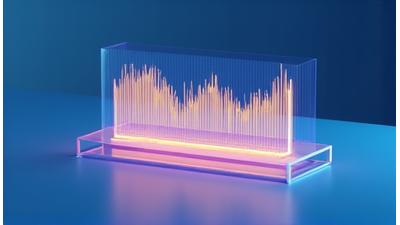 Diagram showing optimized sound waves reflecting from a stage design element